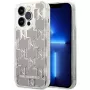 Karl Lagerfeld KLHCP14XLMNMS iPhone 14 Pro Max 6.7 Hardcase silber / silber Liquid Glitter Monogram