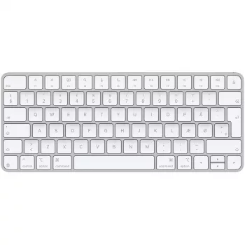 Apple Magic Keyboard Universal USB + Bluetooth QZERTY Dänisch Weiß