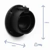 Akyga AK-SC-E01 Wandhalterung für Typ-2-EV-Ladestecker