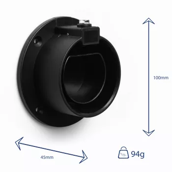 Akyga AK-SC-E01 Wandhalterung für Typ-2-EV-Ladestecker