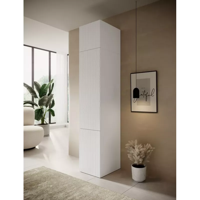 Kleiderschrank Cama Meble PAFOS 1D BASE 45×55,5×45 cm, 1 Tür, weiß matt