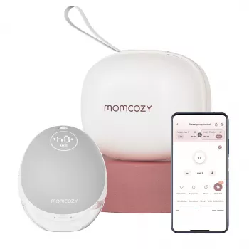 Milchpumpe Momcozy M9 single grau