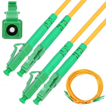 Glasfaser-Patchkabel Extralink LC/APC – LC/APC, Singlemode-Duplex 9/125 µm G.657.A1, 1 m