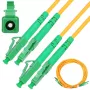Glasfaser-Patchkabel Extralink LC/APC – LC/APC, Singlemode-Duplex 9/125 µm G.657.A1, 1 m