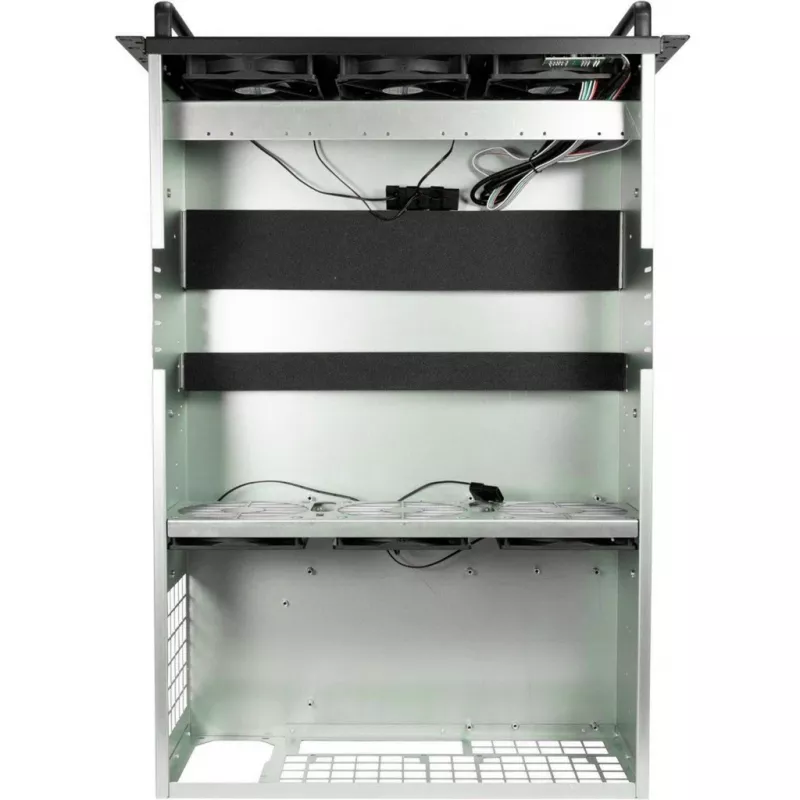 Computergehäuse Inter-Tech 88887236 Rack Schwarz, Grau