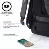 XD Design Bobby Hero Small P705.701 Anti-Diebstahl-Rucksack, 13,3-Zoll-Laptop, 12,9-Zoll-Tablet, 10,5 l, PET, Schwarz