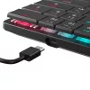 Mechanische Tastatur White Shark Nagamaki GK-006131 Schwarz US-Layout Brown Switches