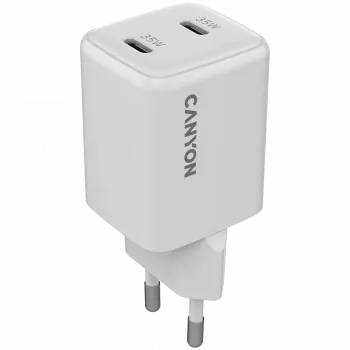 Canyon CU35CC GaN 35 W 2xPD Wandladegerät, weiß
