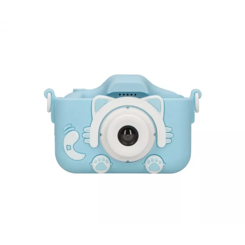 Kinder-Digitalkamera Extralink H27 DUAL BLUE Hellblau Weiß