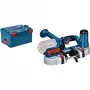 Bosch GCB 18V-63 Professional Akku-Bandsäge, 18 V, 63,5 mm Schnitttiefe, ohne Akku und Ladegerät, L-BOXX