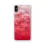 Handyhülle iKins für iPhone XS / iPhone X — Pink Lake White Schutzhülle