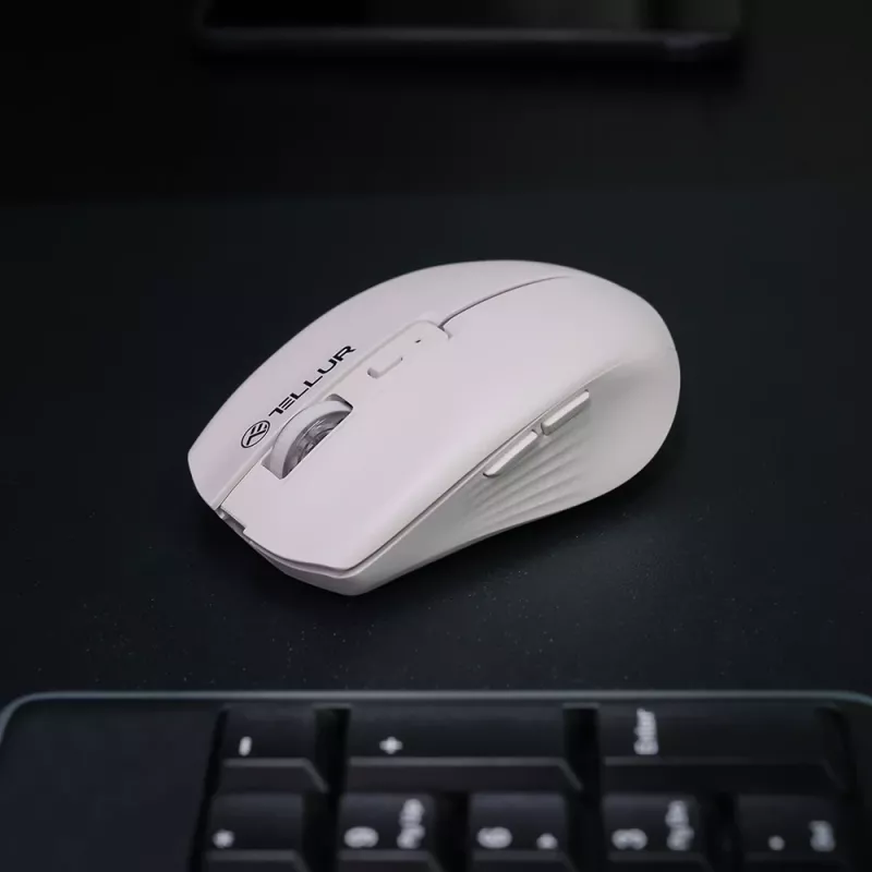Tellur Silent Click Kabellose Maus Weiß