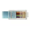 Delock USB-2.0-auf-seriell-RS-232-RJ45-Konsolen-Adapterkabel, 3 m, Blau
