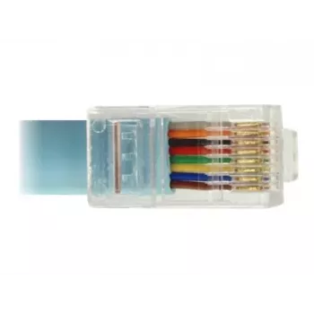 Delock USB-2.0-auf-seriell-RS-232-RJ45-Konsolen-Adapterkabel, 3 m, Blau