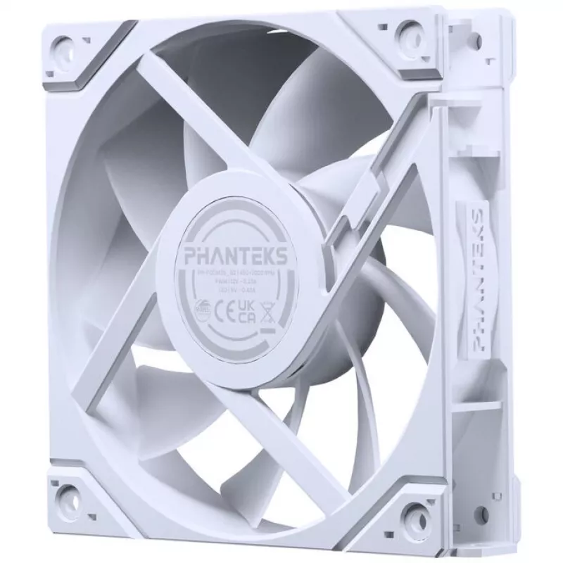 Phanteks M25 Gen2 120 mm PWM ARGB-Gehäuselüfter - Weiß