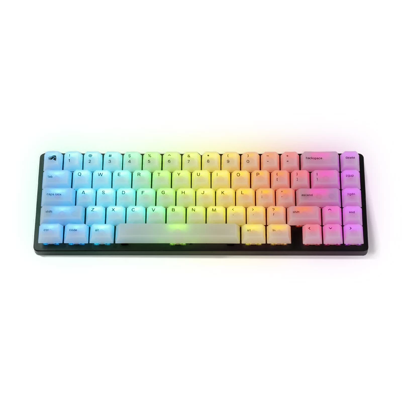 Glorious Polychroma RGB Tastenkappen, 115 Stück, ANSI-US-Layout, halbtransparent