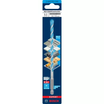 Bohrer Bosch Expert HEX-9 O 6,5 mm, Arbeitslänge 90 mm, Sechskantschaft