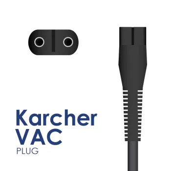Akyga AK-PD-03 Ladegerät für Kärcher Fenstersauger (WV 1, WV 2, WV 5, KV 4, KB 5), 5,5 V, 600 mA, 1,5 m
