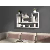 BILBAO 4P hanging rack 100x16x60 cm, Weiß
