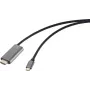 Renkforce USB-C HDMI Adapterkabel Stecker HDMI-A Buchse 1,50 m (RF-6409792)