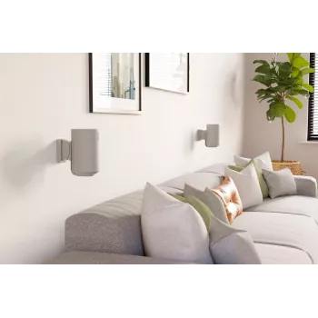 Vogels Wandhalterung | Lautsprecher-Wandhalterung für Sonos Era 100 | Neigbar, drehbar | Maximale Tragfähigkeit 7 kg | Weiß