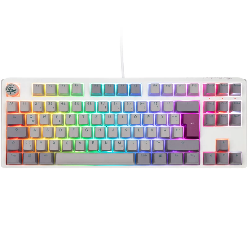 Ducky One 3 TKL Mist Grau Tastatur Gaming USB Deutsch