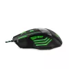 Esperanza EGM201G MX201 Wolf Gaming-Maus, kabelgebunden, 7D, optisch, 2400 DPI, USB, grün