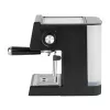 Jata JECA2525 Espressomaschine, 20 bar, 850 W, 1,8 l Wassertank, Dampfrohr, Schwarz / Edelstahl