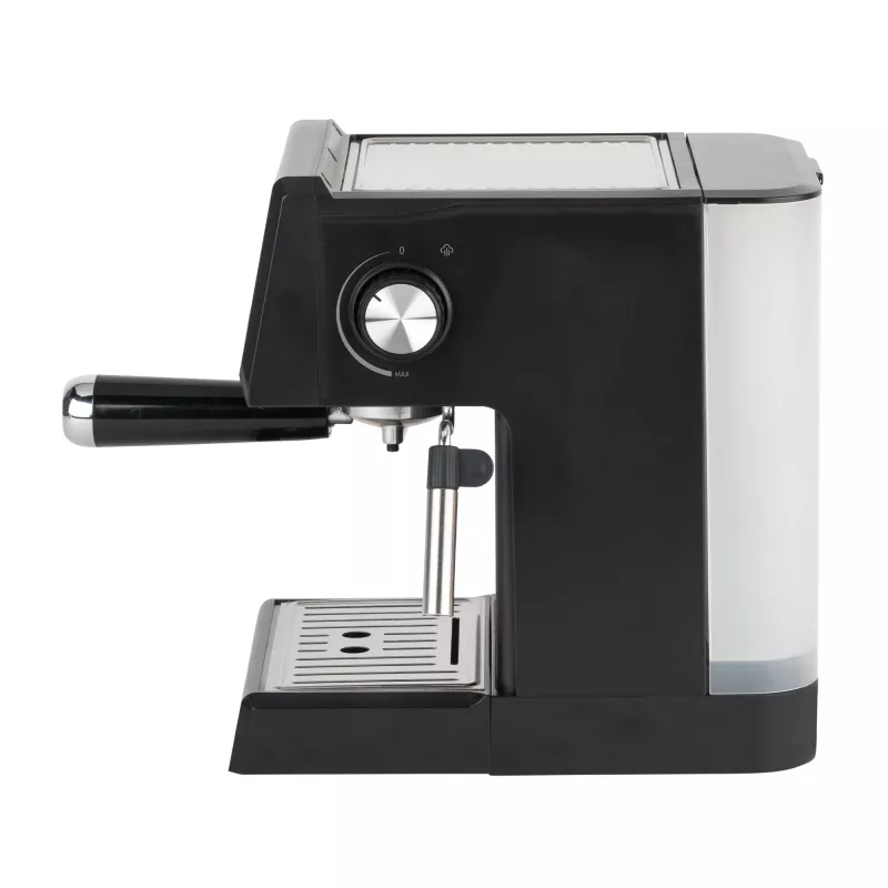 Jata JECA2525 Espressomaschine, 20 bar, 850 W, 1,8 l Wassertank, Dampfrohr, Schwarz / Edelstahl
