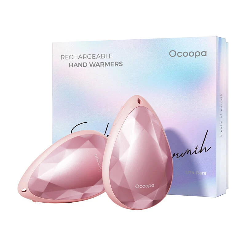 Ocoopa UT4 Rare Handwärmer, 2x 2000 mAh, pink