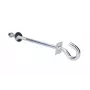 Kabelhaken Extralink EX.6433 Edelstahl Tisch/Wand 12 mm Breite