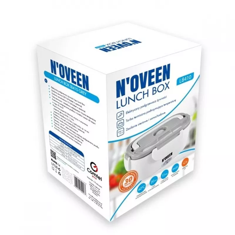 Beheizter Behälter für Lebensmittel Lunch Box LB410 Grau