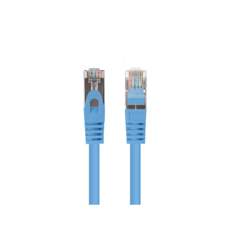 Lanberg PCF6-20CC-0200-B Cat6 F/UTP Patchkabel 2 m, Blau, 10er-Pack