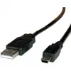 ROLINE USB 2.0 Kabel, Typ A - 5-Pin Mini 0,8m (11.02.8708)