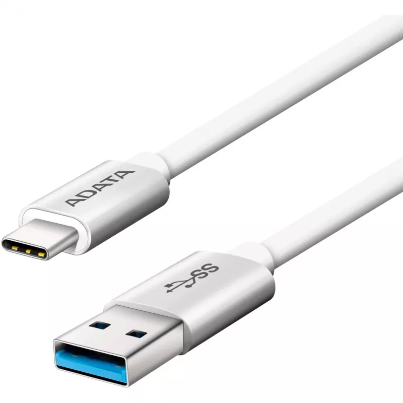 ADATA USB-C - USB 3.0, 1m USB-Kabel USB 3.2 Gen 1 (3.1 Gen 1) USB C USB A Weiß
