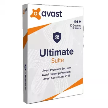 Avast Ultimate Lizenzschlüssel – 10 Geräte, 3 Jahre (Global)