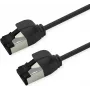 ROLINE S/FTP Patchkabel Cat.8.1, schlank, PoE, schwarz, 0,5m (21.15.3450)