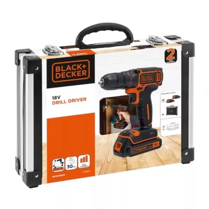 BLACK+DECKER 18V Bohrschrauber BDCDC18BAFC-QW