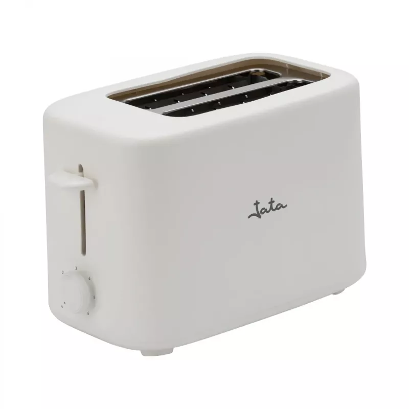 Jata JETT1048 Toaster, 2 Schlitze, 750 W, 6 Röstgrade, Weiß
