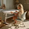 Ergo Office Kinder ergonomisch höhenverstellbarer Schreibtisch, grau, max. 100 kg, ER-417 2cz