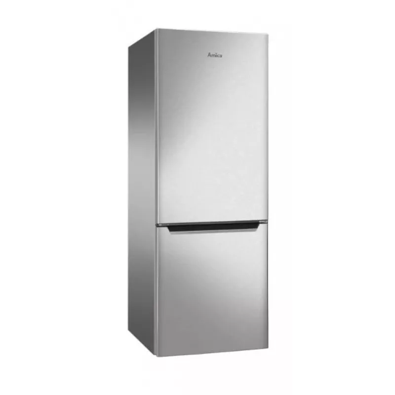 Amica FK244.4X(E) freistehende Kühl-Gefrier-Kombination, Gefrierfach unten, 153 l Kühlteil, 52 l Gefrierteil, FrostControl, Energieklasse E