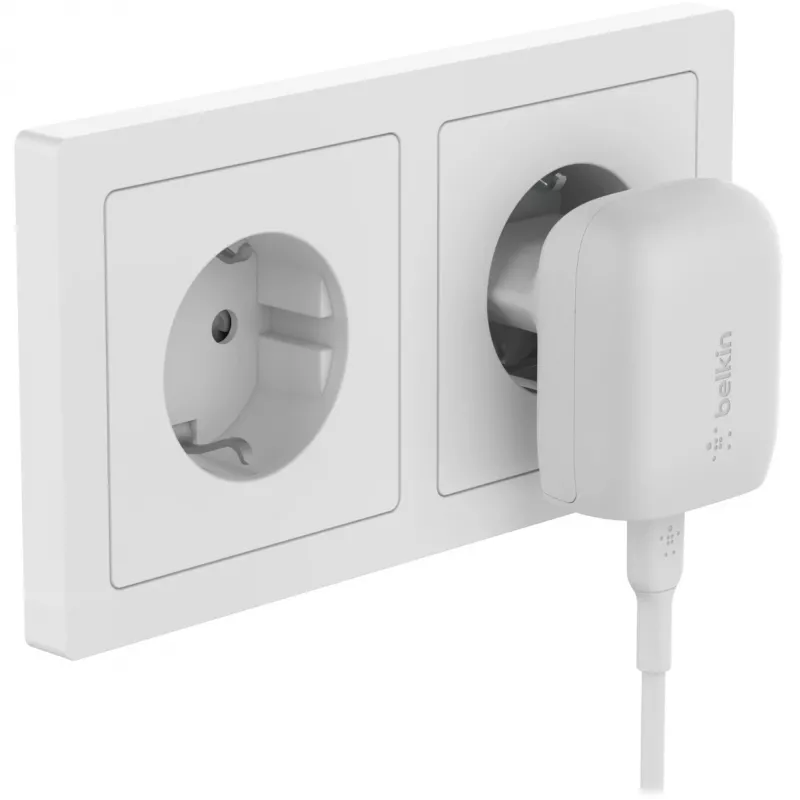 Charger Indoor Belkin WCA006vf1MWH-B5 Schnellladegerät USB Type-C 1m Weiß
