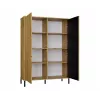 KAMARO 2DD schlank/GŁ Eiche ARTISAN DISPLAY CABINET