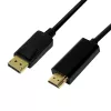 LogiLink CV0126 Videokabel-Adapter 1 M DisplayPort HDMI Typ A (Stand