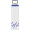 Trinkflasche Total Clear One MyPlanet Blue 0,75 L transparent/dunkelblau, Einhandverschluss ONE