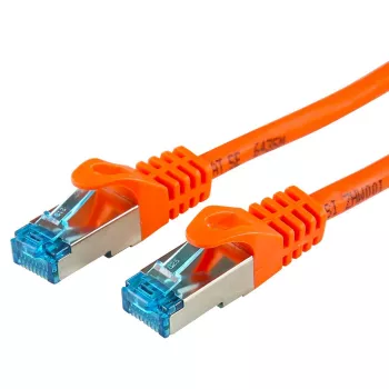 Wentronic Goobay CAT 5e Patchkabel, SF/UTP, Orange, 0,25 m - CCA Kupfer-Mix (95209)