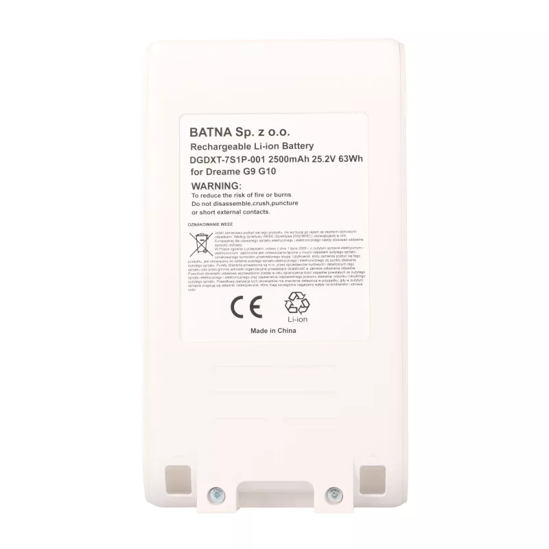 Akku, Staubsauger G9 G10 25,2V 2500mAh