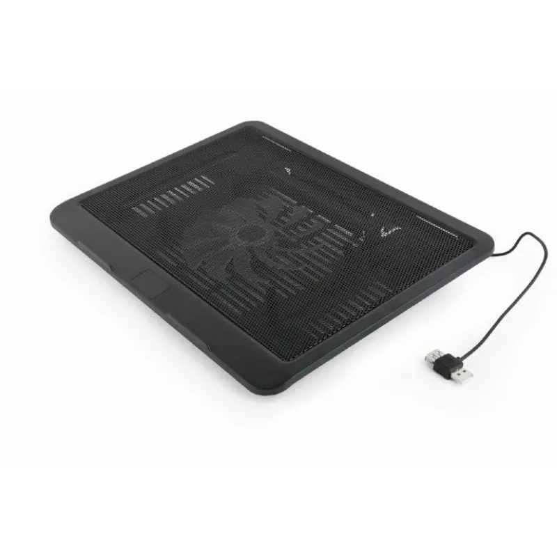 Gembird NBS-1F15-04 Notebook-Kühlständer mit 12-cm-Lüfter, bis 15 Zoll, schwarz