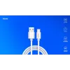 USB 2.0-Kabel SAVIO CL-168, USB A (Stecker) auf USB C (Stecker), 3 m, weiß
