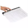 WEDO Business 67 9401 Taschenlocher, 4-fach Lochung, Stanzleistung 3 mm, Kunststoff mit Metallschiene, Schwarz